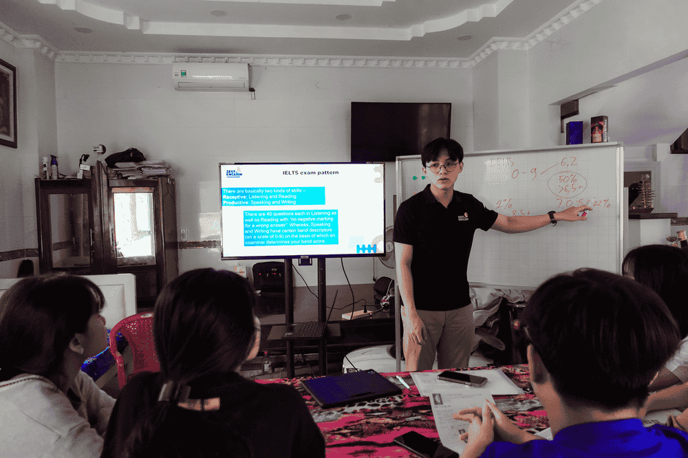 Học IELTS tại Zest và kiểm tra trình độ miễn phí