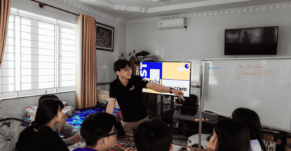 Hình ảnh giảng dạy tại Trảng Bàng